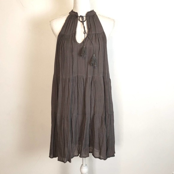 Wishlist Brown- Gray Tent Dress size S - Picture 4 of 6